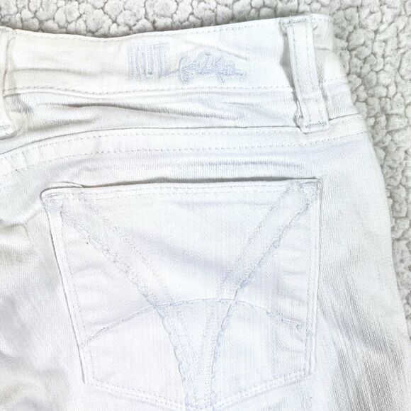 KUT From the Kloth Jeans Women’s Size 6 (Actual 32x28.5) White Katy Boyfriend - Picture 5 of 15